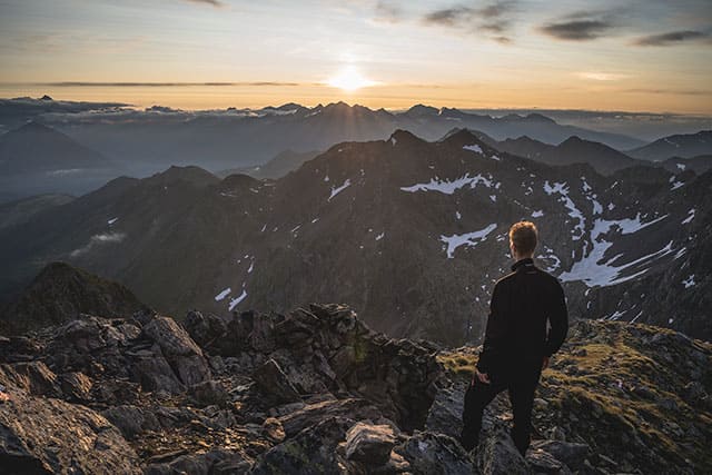 Herz-ASS ist Trumpf - Sonnenaufgangsstimmung | © TVB Osttirol / Thomas Herdieckerhoff