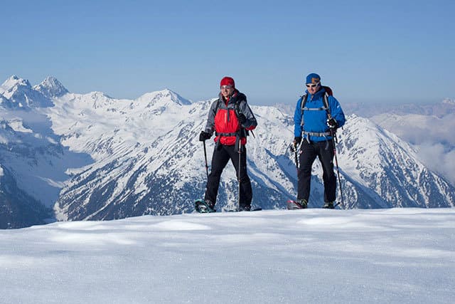 Schneeschuhwandern macht Spaß