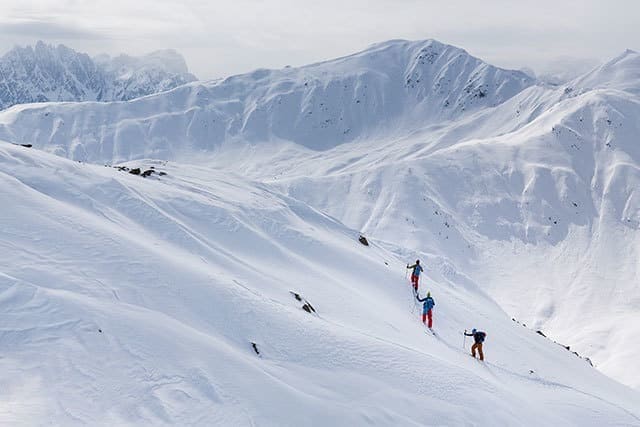 Den Skitouren Gipfelsieg vor Augen