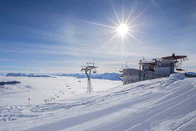 Bergstation im Skizentrum Sillian-Hochpustertal